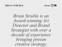 Tablet Screenshot of brian-struble.com